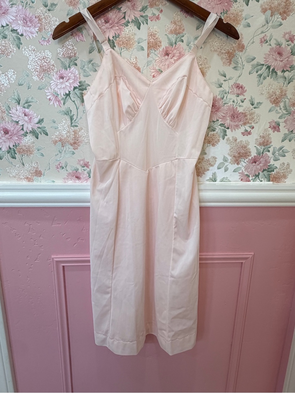 American Vintage Pale Pink Slip Chemise